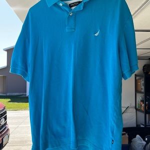 Nautical short sleeve polo